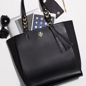 Tory Burch Black Brooke Tote
